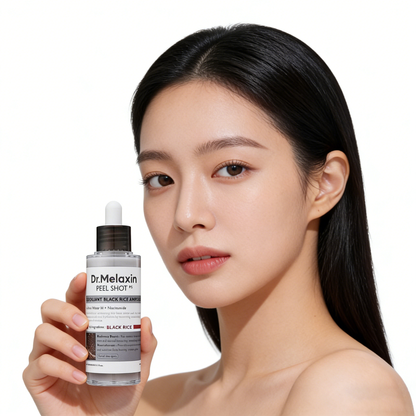 Dr. Melaxin Peel Shot Exfoliant Black Rice Ampoule 80ml | Glow Renewal – MyKStyle