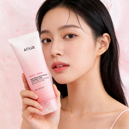 Anua Peach Niacin Spread Cleansing Foam 150ml | Brightening Cleanser – MyKStyle
