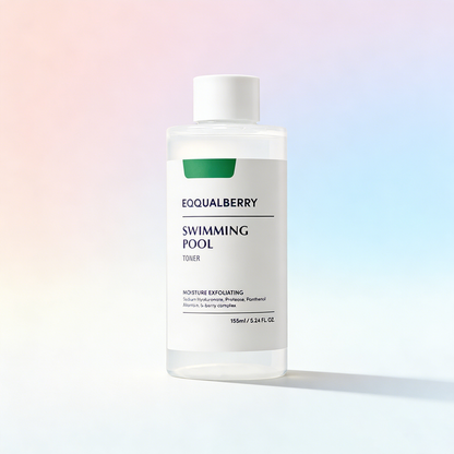 Eqqualberry Swimming Pool Daily Facial Toner 155ml | Hydraterende & Kalmerende Toner – MyKStyle