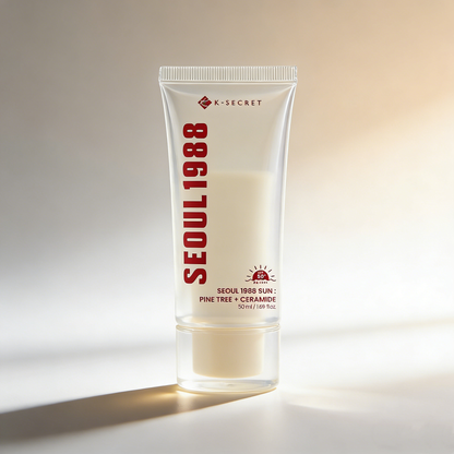 K-SECRET SEOUL 1988 Sun Pine Tree + Ceramide SPF50+ PA++++ 50ml | Barrier SPF – MyKStyle