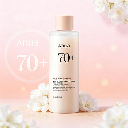 Anua Rice 70 Glow Milky Toner 250ml | Hydraterende Glow Toner – MyKStyle