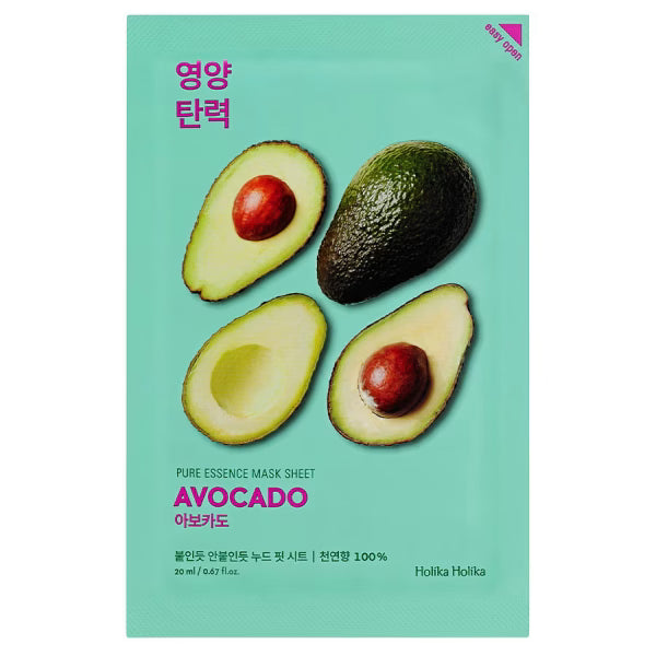 Holika Holika Pure Essence Mask Avocado 23ml | Voedend & Hydraterend – MyKStyle