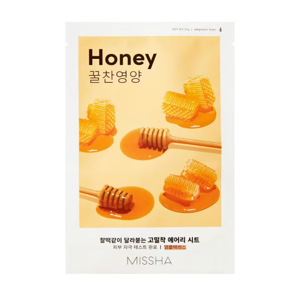 MISSHA Airy Fit Sheet Mask Honey 19g | Voedend & Hydraterend – MyKStyle