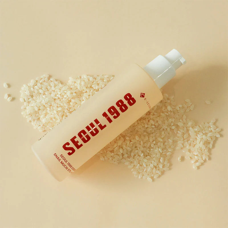 K-SECRET SEOUL 1988 Snail Mucin 97% + Rice Essence 100ml | Glass Skin Repair – MyKStyle