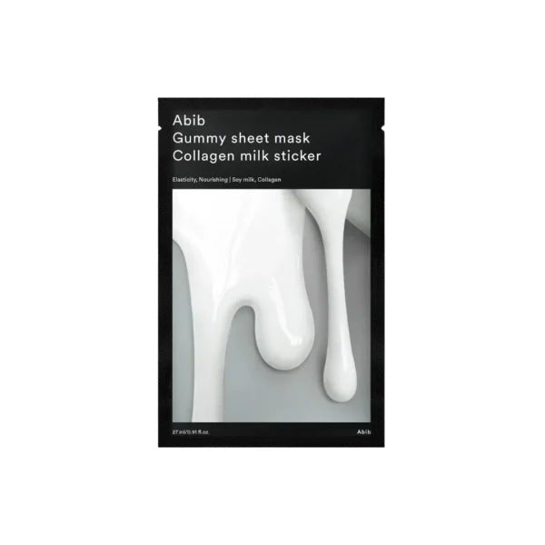 ABIB Gum Sheet Mask Collagen Milk Sticker | Firming & Nourishing | MyKStyle - Mykstyle