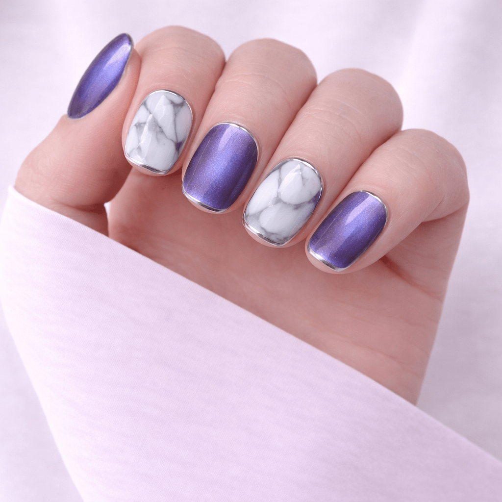 All - in - One Press - On Nail Kit – Nebula Glow - Mykstyle