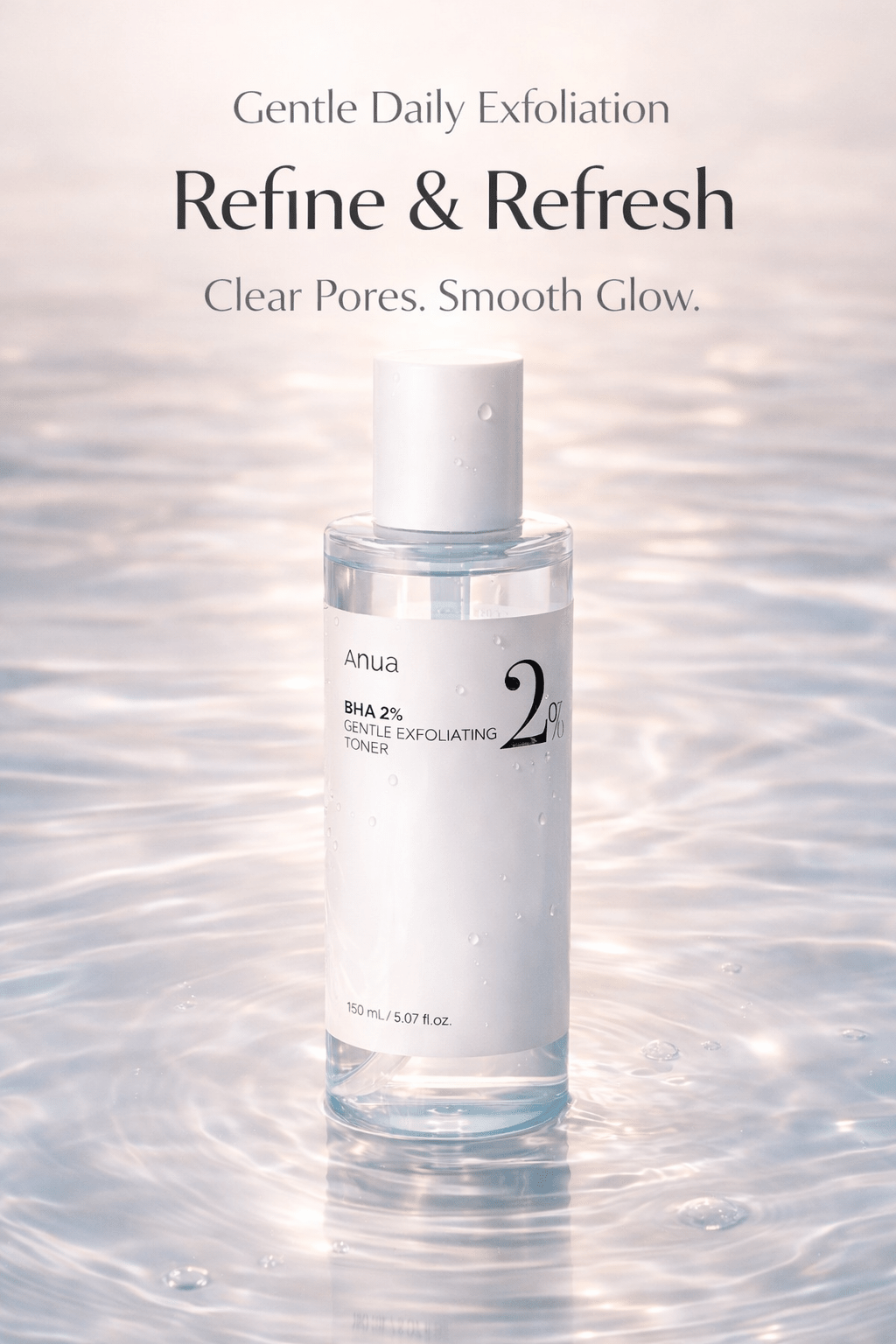 Anua BHA 2% Gentle Exfoliating Toner 150ml | Pore & Acne Care – MyKStyle - Mykstyle