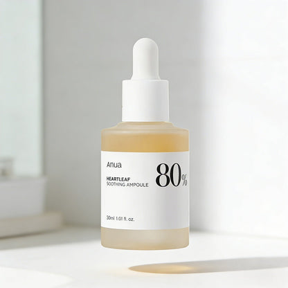 Anua Heartleaf 80% Soothing Ampoule 30ml | Kalmerend Serum – MyKStyle - Mykstyle