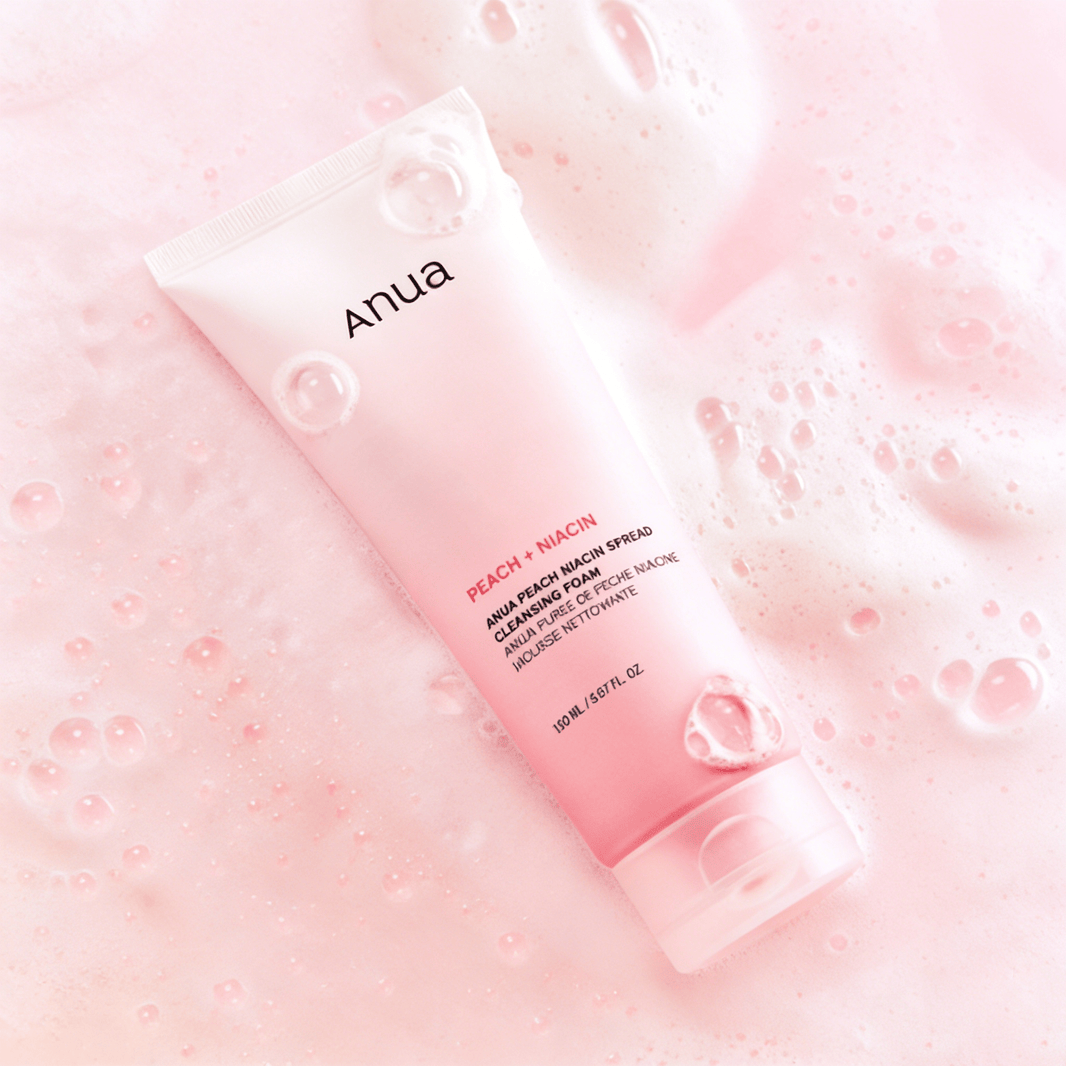 Anua Peach Niacin Spread Cleansing Foam 150ml | Brightening Cleanser – MyKStyle - Mykstyle