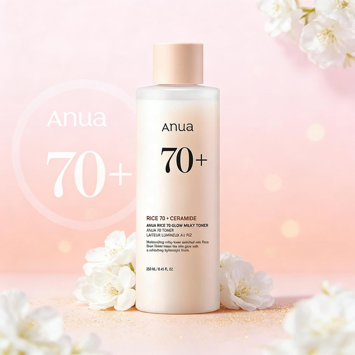 Anua Rice 70 Glow Milky Toner 250ml | Hydraterende Glow Toner – MyKStyle - Mykstyle