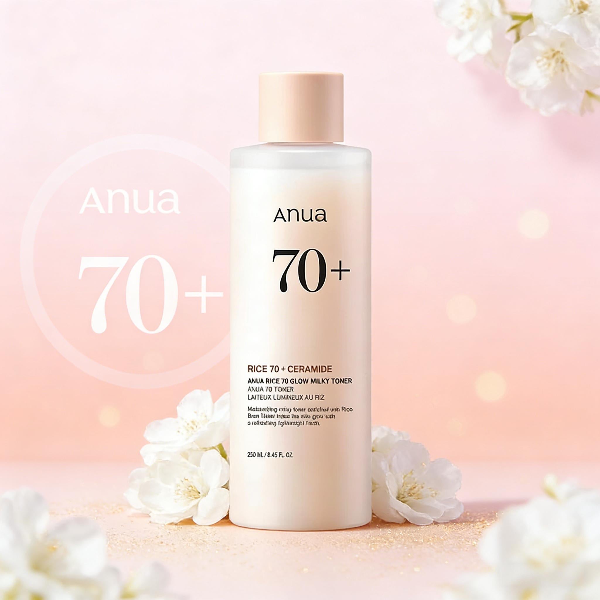 Anua Rice 70 Glow Milky Toner 250ml | Hydraterende Glow Toner – MyKStyle - Mykstyle