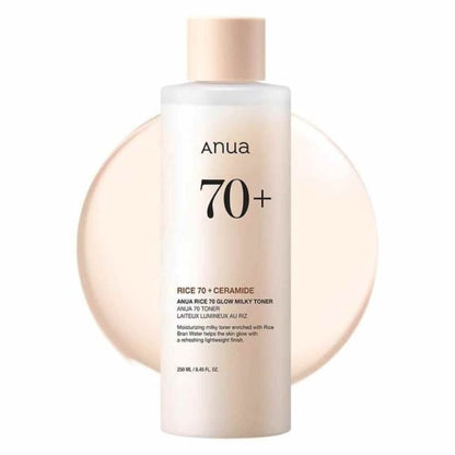 Anua Rice 70 Glow Milky Toner 250ml | Hydraterende Glow Toner – MyKStyle - Mykstyle