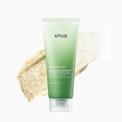 Anua Heartleaf Quercetinol Pore Deep Cleansing Foam 150ml | Pore Care Cleanser – MyKStyle