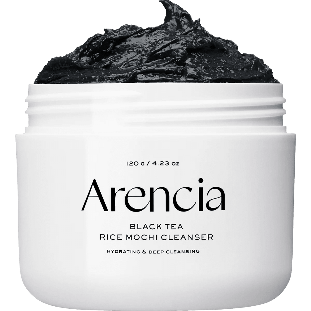 Arencia Black Tea Rice Mochi Cleanser 120g | Antioxidant Glow Reiniging – MyKStyle - Mykstyle