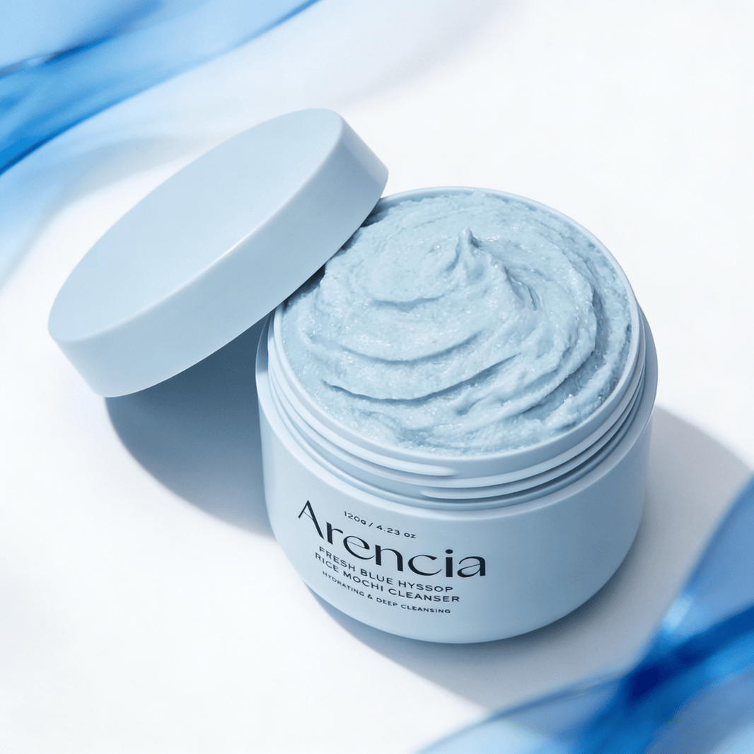 Arencia Fresh Blue Hyssop Rice Mochi Cleanser 120g | Kalmerende Reiniging – MyKStyle - Mykstyle