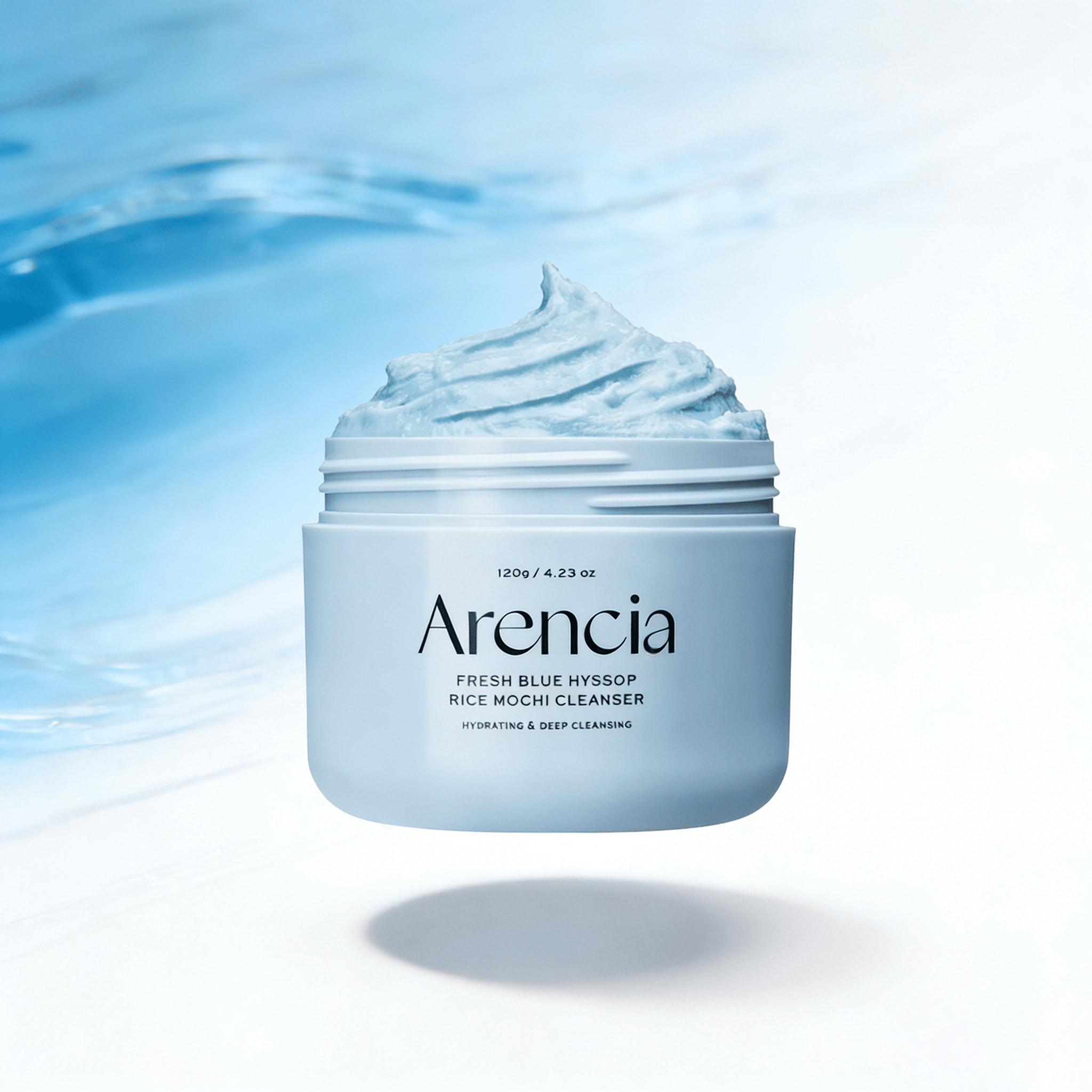 Arencia Fresh Blue Hyssop Rice Mochi Cleanser 120g | Kalmerende Reiniging – MyKStyle - Mykstyle