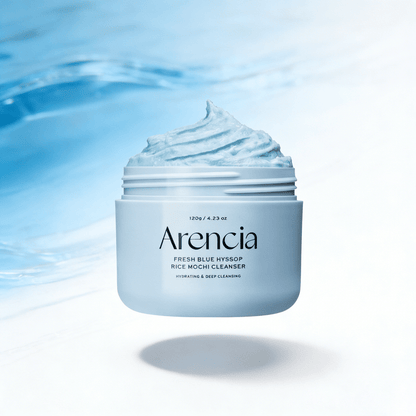 Arencia Fresh Blue Hyssop Rice Mochi Cleanser 120g | Kalmerende Reiniging – MyKStyle - Mykstyle