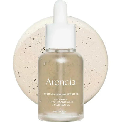 Arencia Rice Mucin Glow Serum 30ml | Hydraterend Glass Skin Serum – MyKStyle - Mykstyle