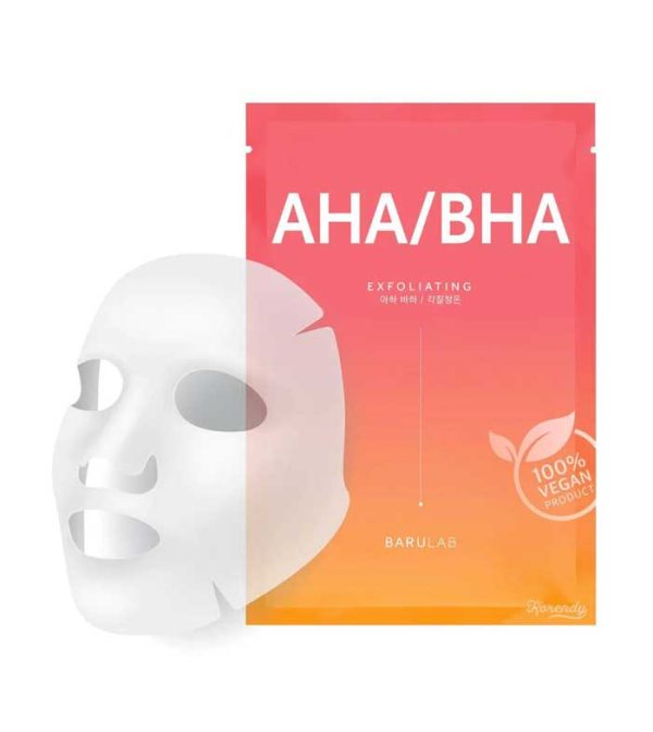 Barulab The Clean Vegan AHA/BHA Sheet Mask 23g | Gentle Exfoliation | MyKStyle