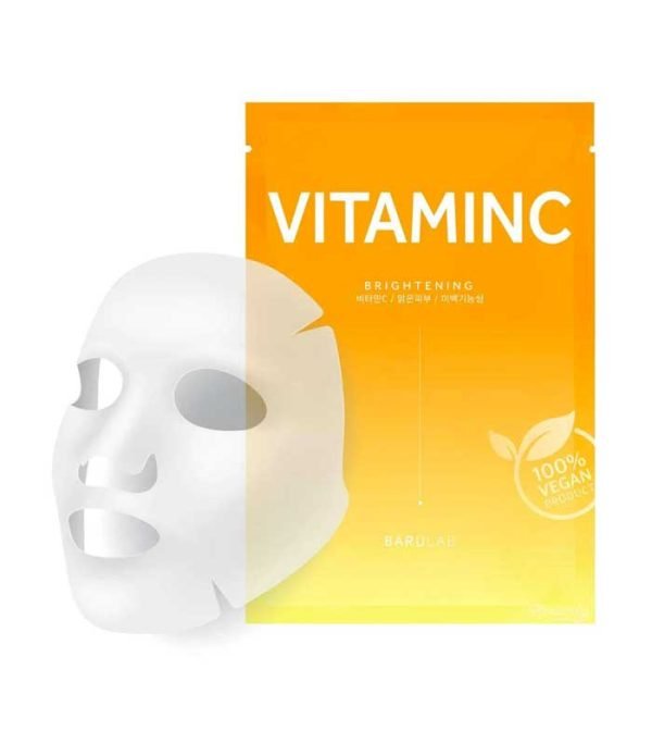 Barulab The Clean Vegan Vitamin C Sheet Mask 23g | Brightening Glow | MyKStyle - Mykstyle