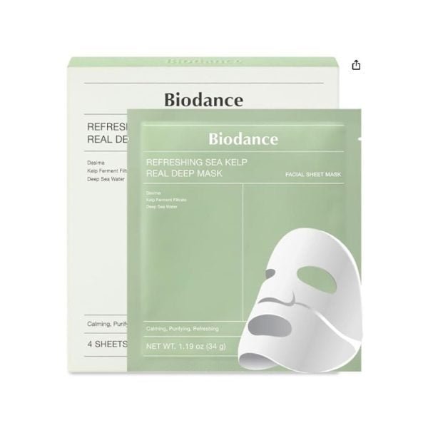 Biodance Refreshing Sea Kelp Real Deep Mask 1x34g | Hydrating Care | MyKStyle - Mykstyle