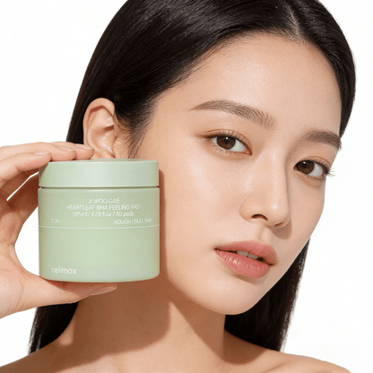 Celimax Jiwoogae Heartleaf BHA Peeling Pad 60pcs | Pore & Acne Care – MyKStyle - Mykstyle