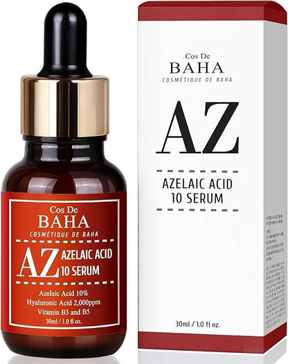 Cos De BAHA Azelaic Acid 10% Serum (AZ) 30ml | Acne & Redness Care – MyKStyle - Mykstyle