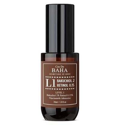 Cos De BAHA Level 1 Bakuchiol 2% Retinol 0.15% Serum 30ml | Beginner Retinol – MyKStyle - Mykstyle