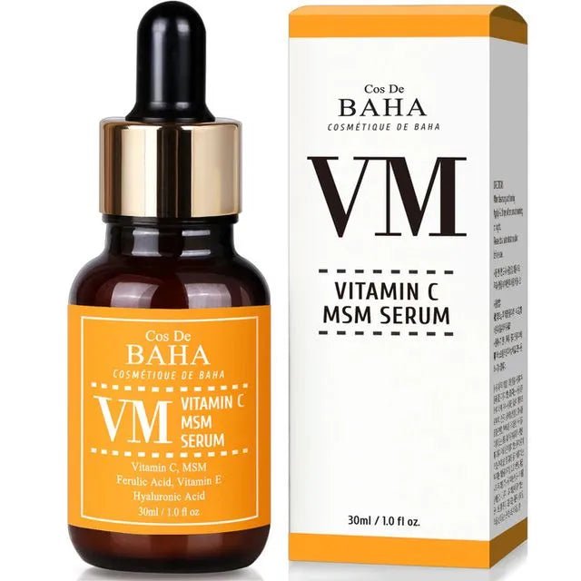 Cos De BAHA Vitamin C Facial Serum with MSM 30ml | Milde Brightening – MyKStyle - Mykstyle