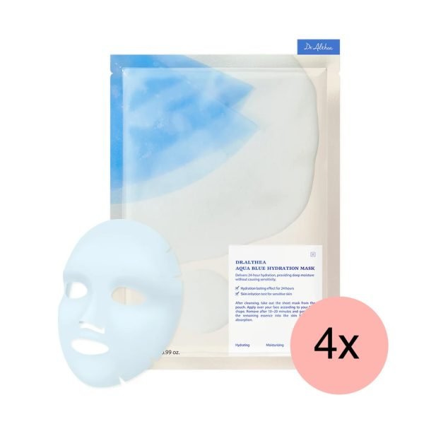 Dr. Althea Aqua Blue Hydration Sheet Mask 4x28g | Deep Moisture | MyKStyle - Mykstyle