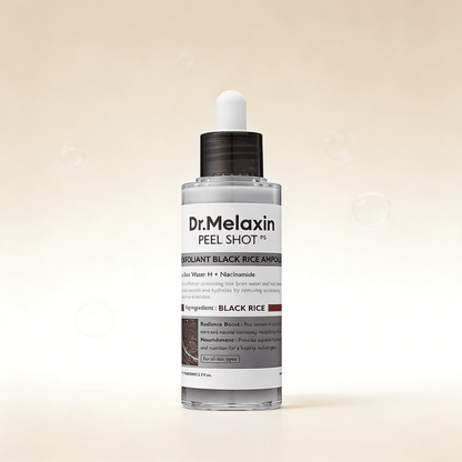 Dr. Melaxin Peel Shot Exfoliant Black Rice Ampoule 80ml | Glow Renewal – MyKStyle - Mykstyle