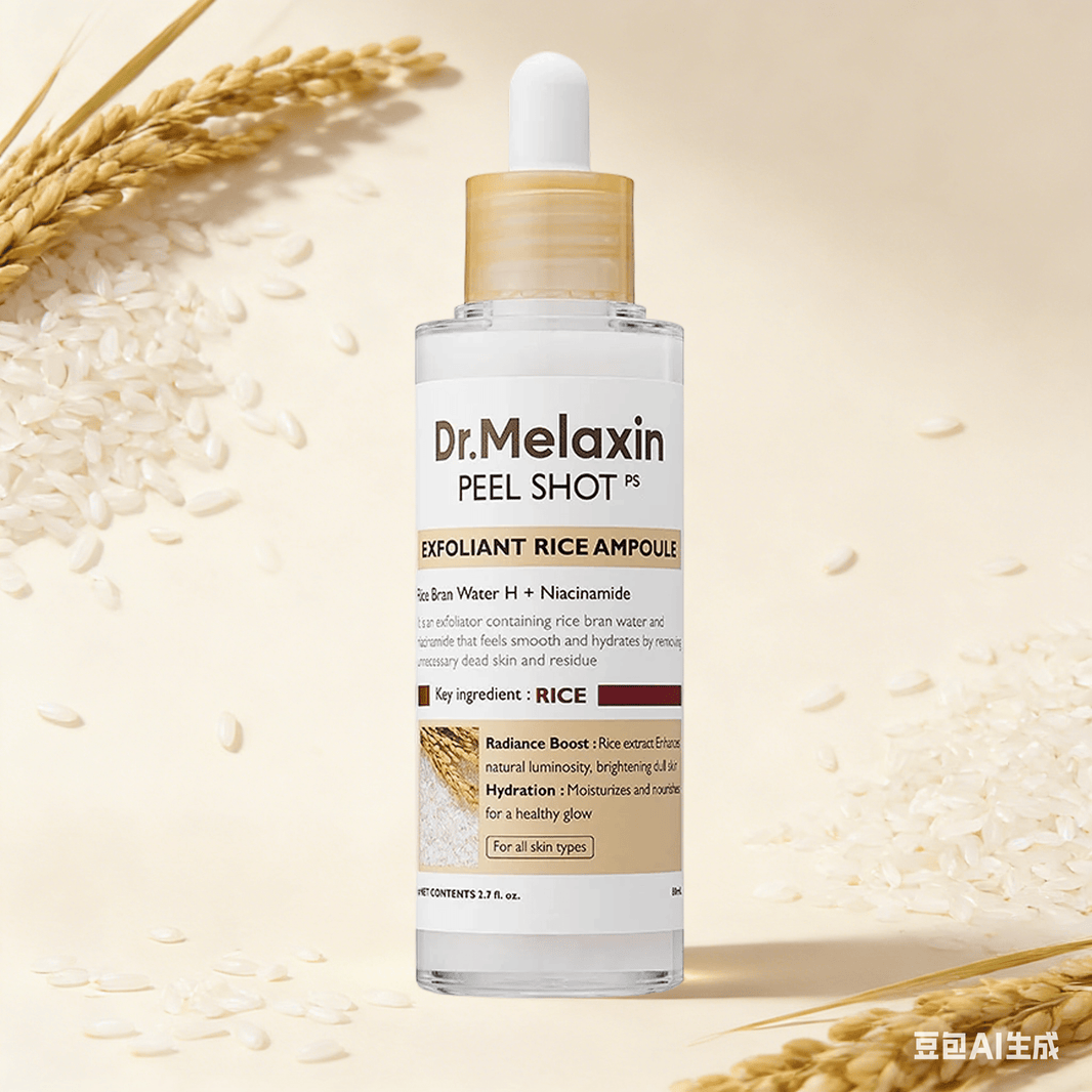 Dr. Melaxin Peel Shot Exfoliant White Rice Ampoule 80ml | Gentle Glow Renewal – MyKStyle - Mykstyle