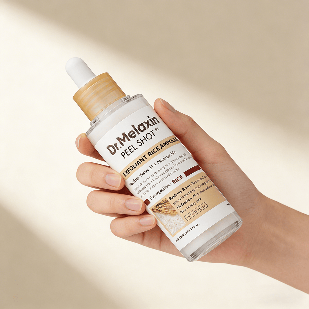 Dr. Melaxin Peel Shot Exfoliant White Rice Ampoule 80ml | Gentle Glow Renewal – MyKStyle - Mykstyle