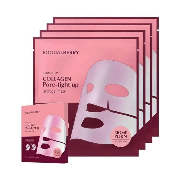 Eqqualberry – Collagen Pore - Tight Up Hydrogel Mask 4sheets - Mykstyle