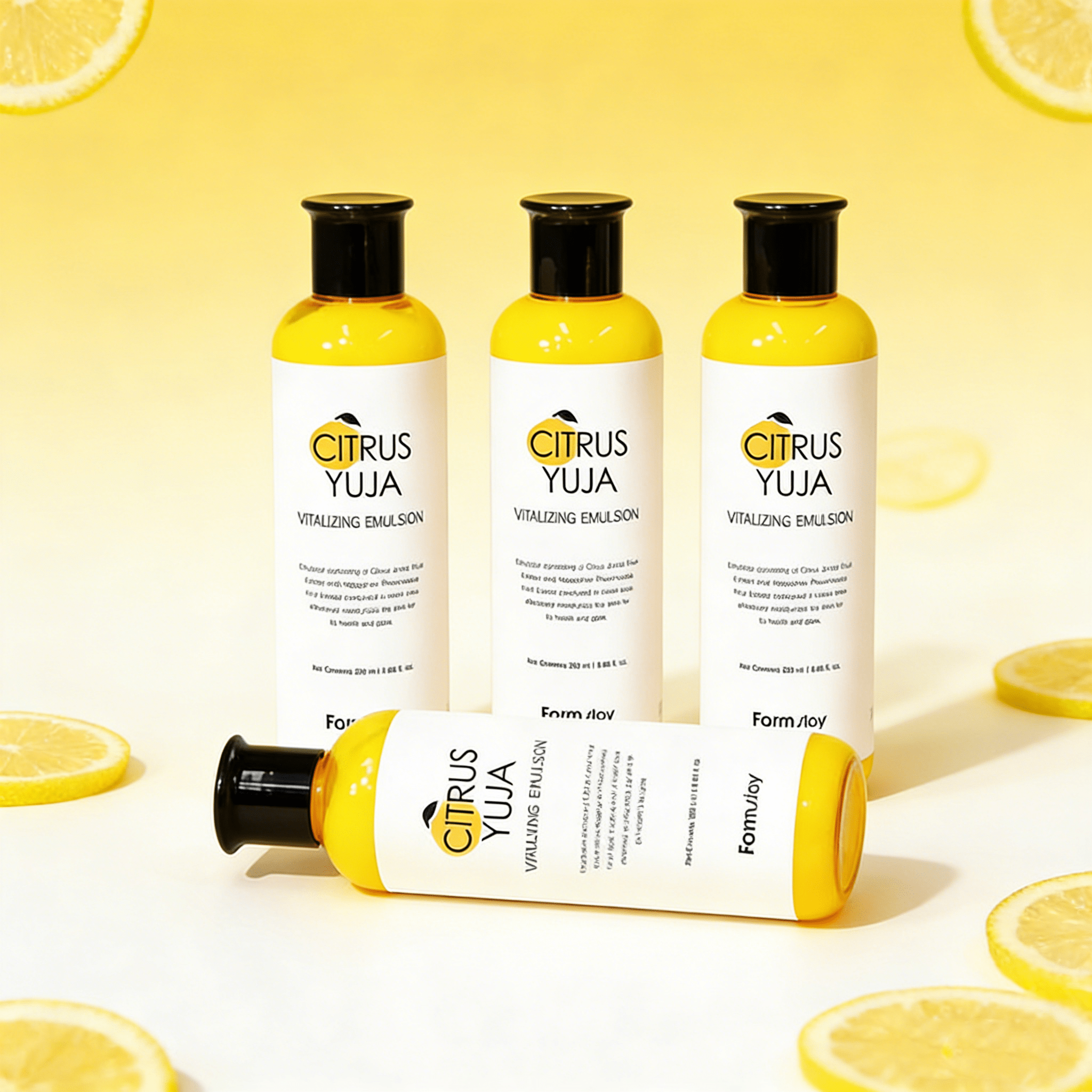 Farmstay Citrus Yuzu Vitalizing Emulsion 280ml | Glow & Hydraterende Lotion – MyKStyle - Mykstyle