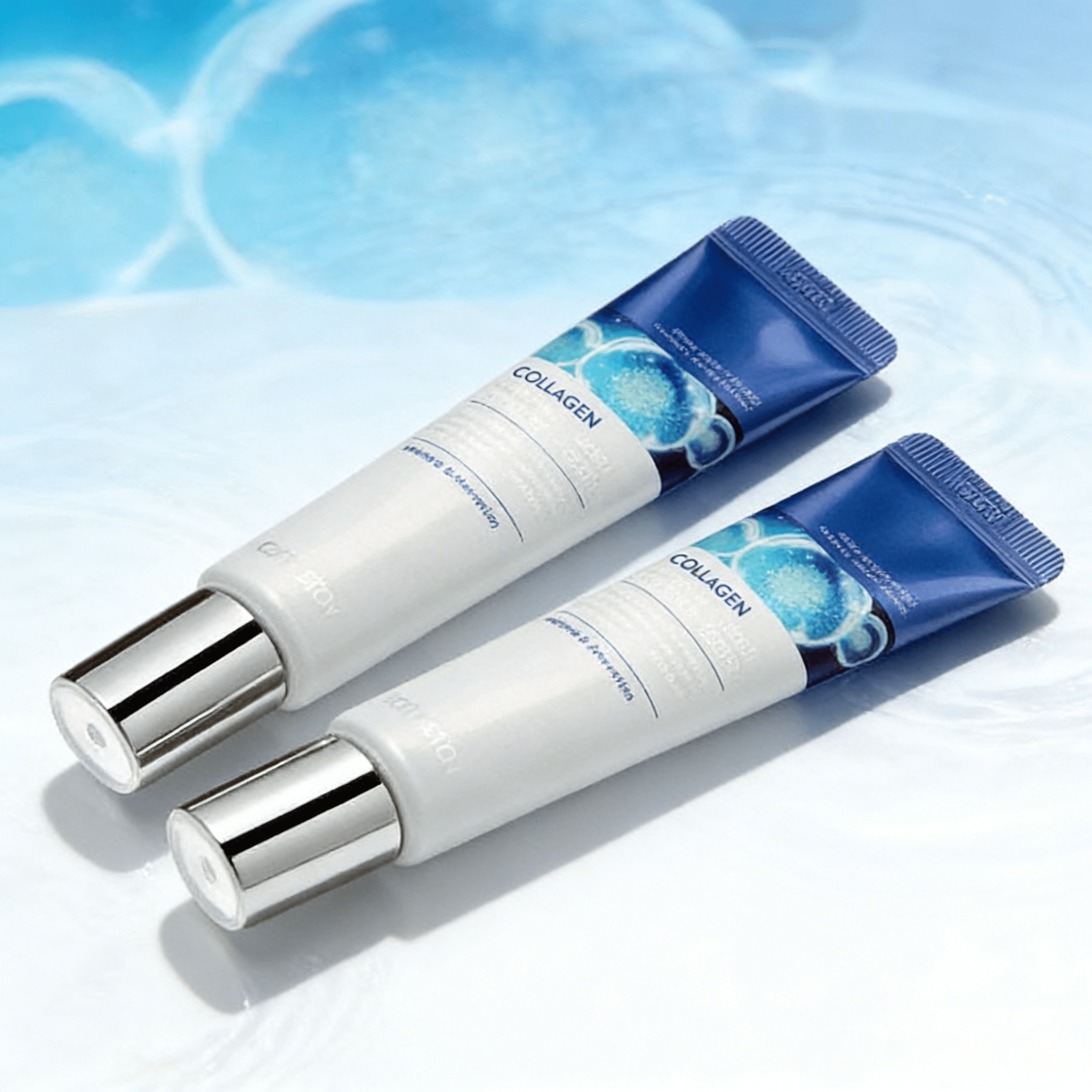 Farmstay Collagen Water Full Moist Rolling Eye Serum 25ml | Verkoelend Eye Serum – MyKStyle - Mykstyle