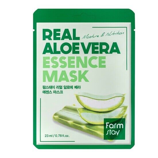 Farmstay Real Aloe Vera Face Mask 23ml | Calming Hydration | MyKStyle - Mykstyle