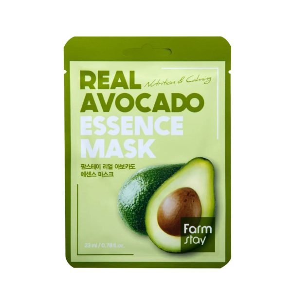 Farmstay Real Avocado Essence Sheet Mask 23ml | Deep Nourishment | MyKStyle - Mykstyle