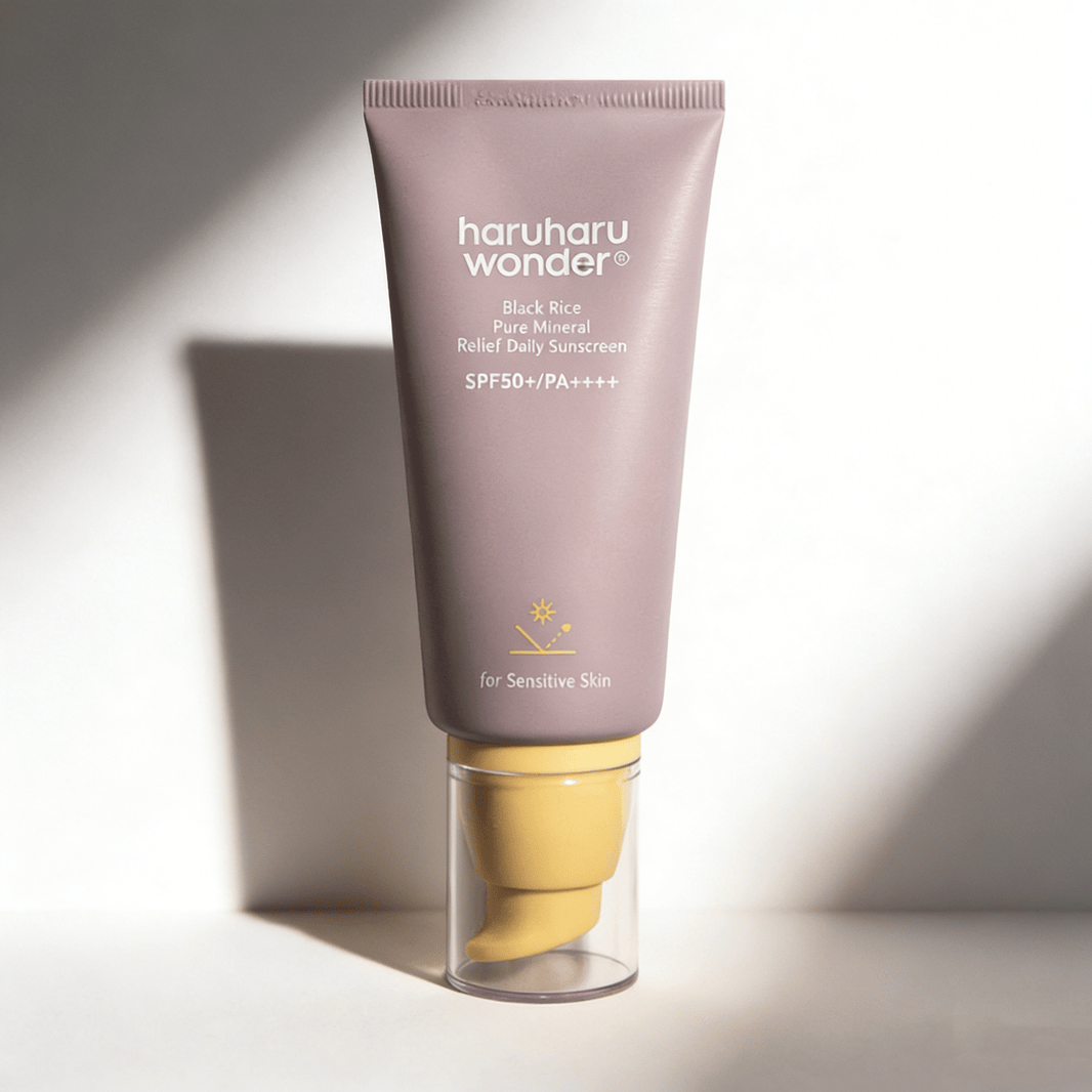 Haruharu Wonder Black Rice Pure Mineral Sunscreen SPF50+ PA++++ 50ml | Sensitive SPF – MyKStyle - Mykstyle