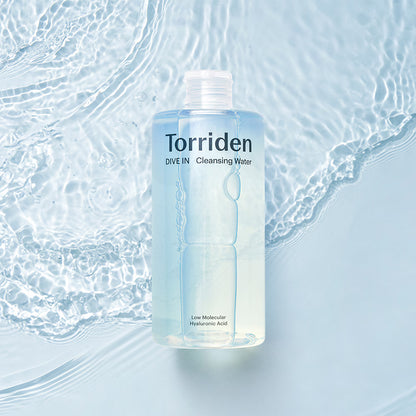 Torriden DIVE-IN Low Molecular Hyaluronic Acid Cleansing Water 400ml | Hydraterende Micellar Cleanser – MyKStyle