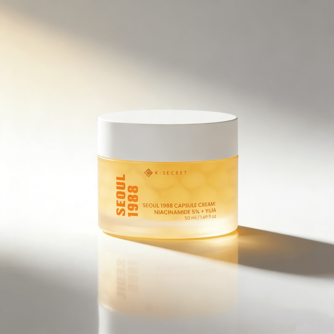 K-SECRET SEOUL 1988 Capsule Cream Niacinamide 5% + Yuja 50ml | Glow & Brightening – MyKStyle - Mykstyle