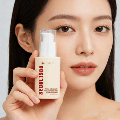 K - SECRET SEOUL 1988 Retinal Liposome 2% + Black Ginseng Serum 30ml | Night Repair – MyKStyle - Mykstyle