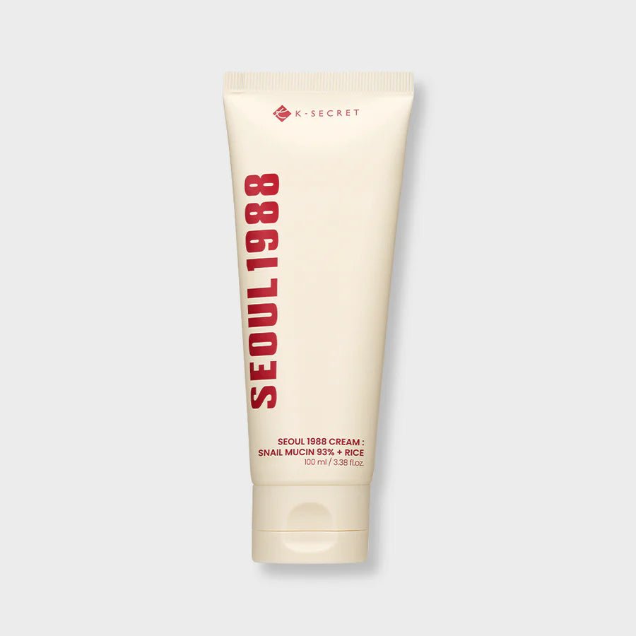 K-SECRET SEOUL 1988 Snail Mucin 93% + Rice Cream 100ml | Repair & Glow – MyKStyle - Mykstyle