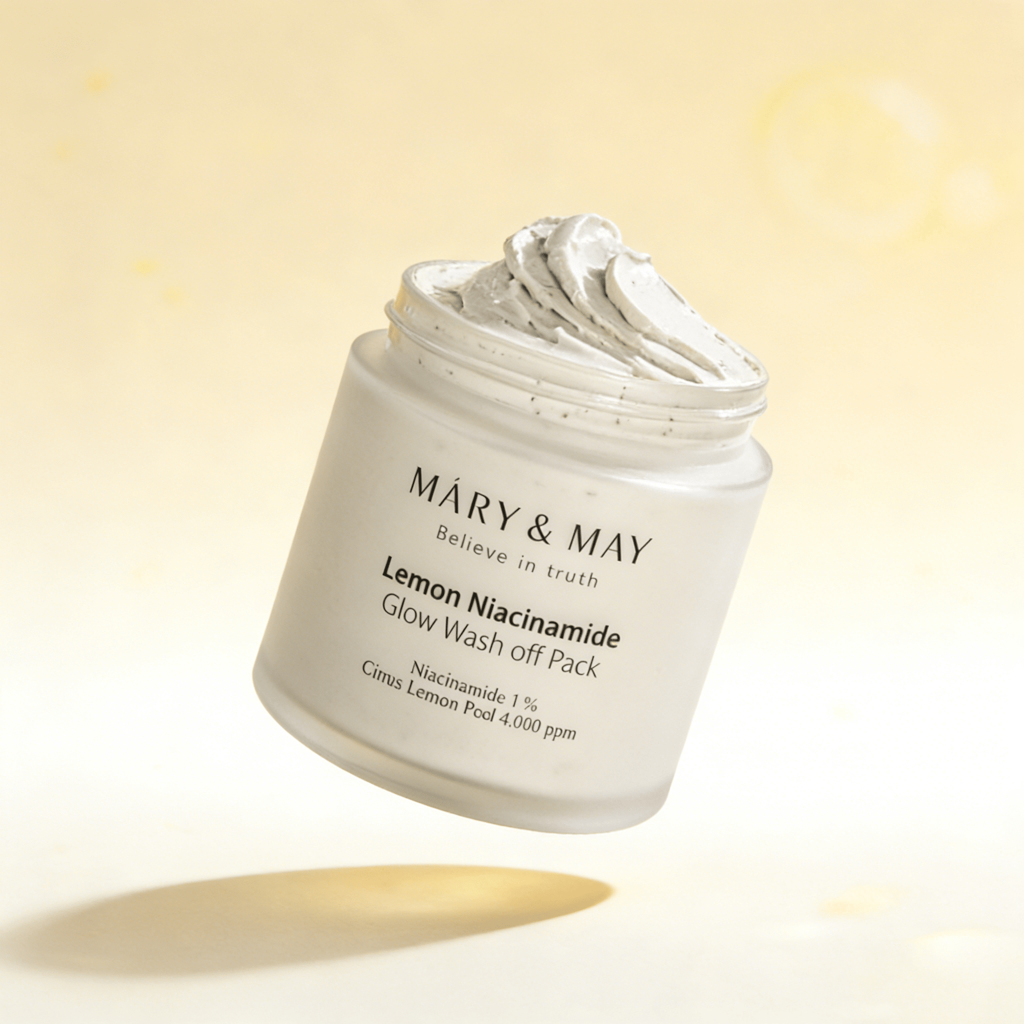 Mary & May Lemon Niacinamide Glow Wash Off Pack 125g | Brightening Glow Mask – MyKStyle - Mykstyle