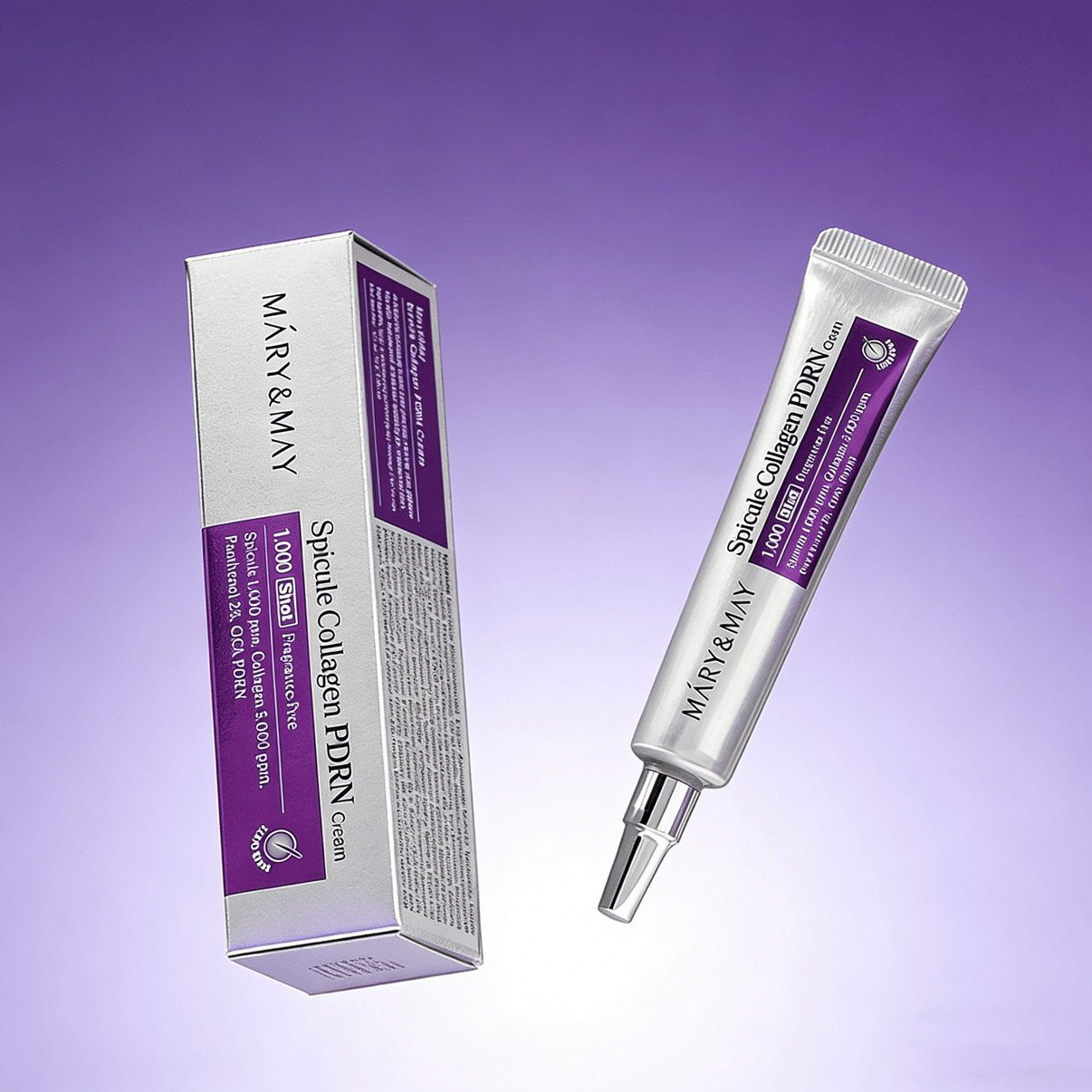 Mary & May Spicule Collagen PDRN Cream Mini 15g | Firming & Anti - Aging – MyKStyle - Mykstyle