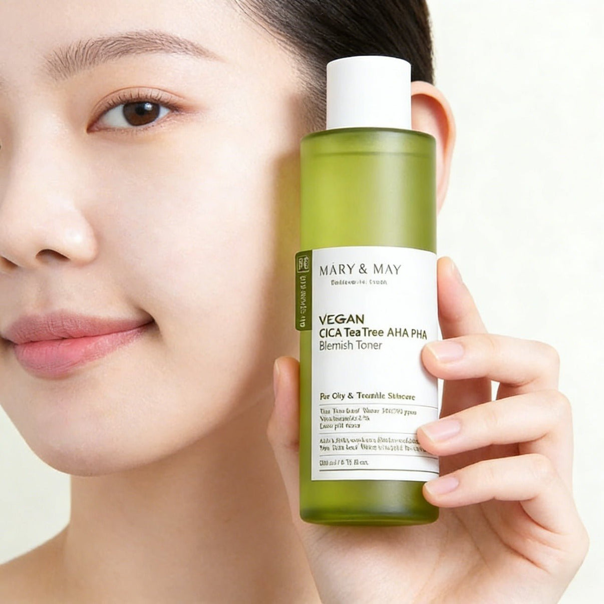 Mary & May Vegan CICA Tea Tree AHA·PHA Blemish Toner 200ml | Acne & Calming Care – MyKStyle - Mykstyle
