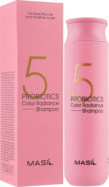 Masil 5 Probiotics Color Radiance Shampoo 300ml | Kleurbehoud & Glans – MyKStyle - Mykstyle