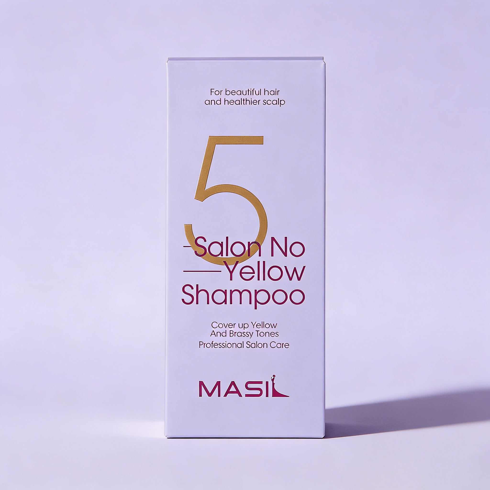 Masil 5 Salon No Yellow Shampoo 300ml | Purple Shampoo tegen Gele Tinten – MyKStyle - Mykstyle