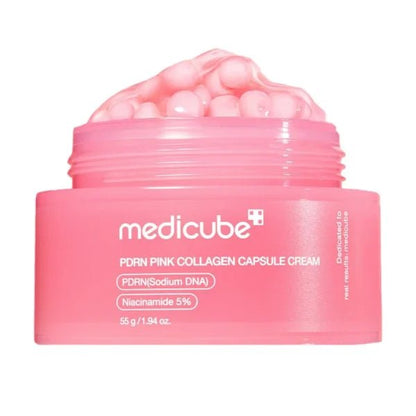 Medicube PDRN Pink Collagen Capsule Cream 55g | Firming & Glow – MyKStyle - Mykstyle