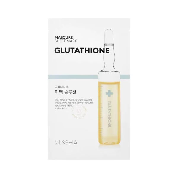 MISSHA Mascure Solution Sheet Mask Glutathione 28ml | Brightening Glow – MyKStyle